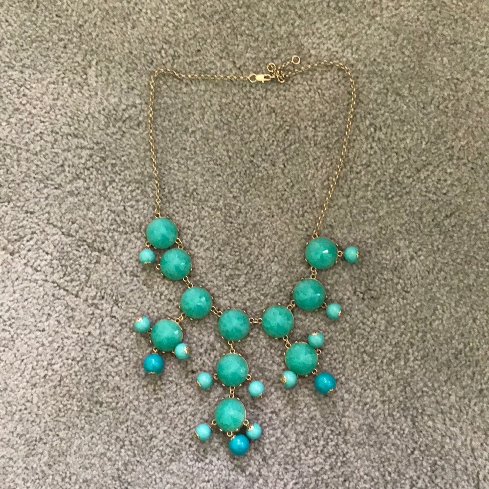 Aqua blue necklace